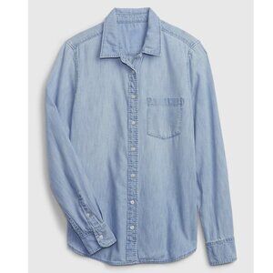 Gap Denim Chambray Shirt Size L